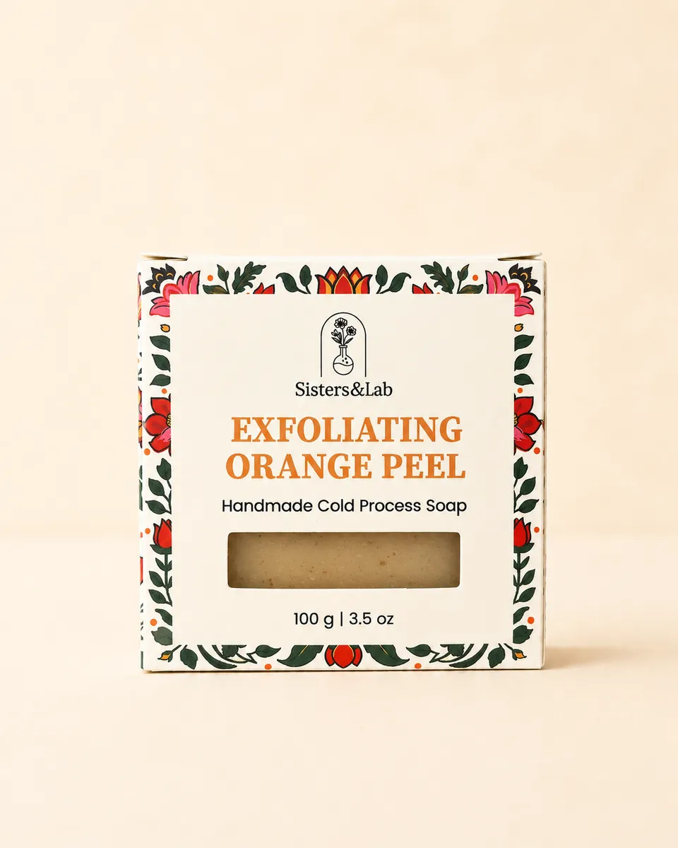 Sisters & Lab — Exfoliating Orange Peel Soap