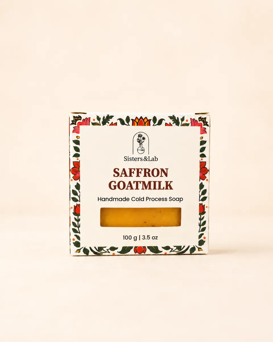 Sisters & Lab — Saffron Goatmilk Soap